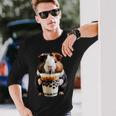 Meerschweinchen Boba Bubble Milk Tea Kawaii Cute Animal Lover Langarmshirts Geschenke für Ihn