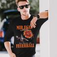 Mir Egal Feuerball Mir Egal Wie Klein Der Raum Ist Langarmshirts Geschenke für Ihn