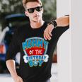 Mommy Of The Birthday Boy Dog Paw Family Matching Long Sleeve T-Shirt Gifts for Him
