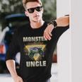 Monster Truck Uncle Monster Truck Are My Jam Truck Lovers Long Sleeve T-Shirt Gifts for Him