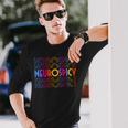 Neurospicy Neurodiversity Brain Autism Awareness Adhd Long Sleeve T-Shirt Gifts for Him