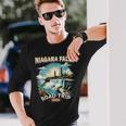 Niagara Falls Road Trip 2024 Family Trip Summer Vacation Long Sleeve T-Shirt Gifts for Him