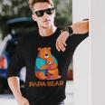 Niedlicher Papa Bär Sohn Und Tochteratertag Langarmshirts Geschenke für Ihn