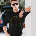 Odometer Car Race High SpeedMotorcycle Bicycle Long Sleeve T-Shirt Gifts for Him