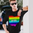 The Official Gay Pride Ohio Rainbow Long Sleeve T-Shirt Gifts for Him