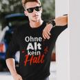 Ohne Alt Kein Halt Choir Singer Langarmshirts Geschenke für Ihn