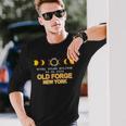 Old Forge New York Total Solar Eclipse 2024 Long Sleeve T-Shirt Gifts for Him