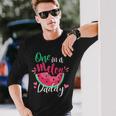 One In A Melon Daddy Birthday Party Matching Family Group Long Sleeve T-Shirt Gifts for Him