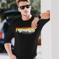 Oso Lgbtq Para El Mes Del Orgullo Gay Árbol Del Bosque Gay Oso Camiseta de manga larga Regalos para él
