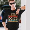 Padrino Nivel Padrino Desbloqueado Camiseta de manga larga Regalos para él