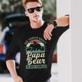 Papa Bear 3 Bären-Welpen Papa 3 Kinderatertag Bär Langarmshirts Geschenke für Ihn