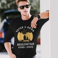 Papa Sohn Angler Geschenkater Sohn Angelpartner Angeln Kapuzenjacke Langarmshirts Geschenke für Ihn