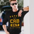 Papá Taxi Taxista Papá Conductor De Taxi Divertido Camiseta de manga larga Regalos para él