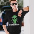 I Come In Peace Alien Couples Matching Valentine's Day Long Sleeve T-Shirt Gifts for Him