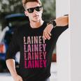 Personalized Name Lainey I Love Lainey Vintage Long Sleeve T-Shirt Gifts for Him
