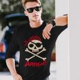 Pirate Argh Boys And Girls Arrgh Pirate Long Sleeve T-Shirt Gifts for Him