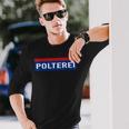 Polterei Stag Night Fun Police Black Langarmshirts Geschenke für Ihn