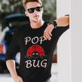Pop Bug Ladybug Dad Or Grandpa Long Sleeve T-Shirt Gifts for Him