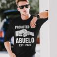 Promoted To Abuelo Est 2024 New Abuelo Father's Day Long Sleeve T-Shirt Gifts for Him