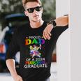 Proud Dad Of A 2024 Preschool Graduate Unicorn Dab Long Sleeve T-Shirt Gifts for Him