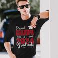 Proud Grandpa Of A Class Of 2024 Graduate For Graduation Long Sleeve T-Shirt Gifts for Him