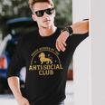 Proud Member Anti Social Club Introvert Long Sleeve T-Shirt Gifts for Him