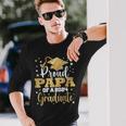 Proud Papa Of A 2024 Graduate Class Graduation Long Sleeve T-Shirt Gifts for Him