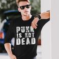 Punk Is Not Dead Punkrock Rock Rocker Langarmshirts Geschenke für Ihn