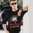 Punk Is My Religion I Punker & Anarchy Para Punk Rock Camiseta de manga larga Regalos para él