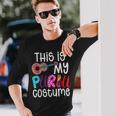 This Is My Purim Costume Jewish Happy Purim Long Sleeve T-Shirt Gifts for Him