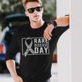 Rare Disease Day Rare Disease Awareness 2024 Zebra Ribbon Long Sleeve T-Shirt Gifts for Him