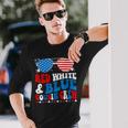 Red White And Blue Cousin Crew 4Th Of July American Flag Long Sleeve T-Shirt Gifts for Him