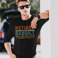 Retired And Rebuilt Body Contains Aftermarket Parts Titanium Long Sleeve T-Shirt Gifts for Him