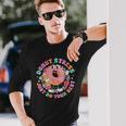 Retro Donut Stress Just Do Your Best Staar Testing Long Sleeve T-Shirt Gifts for Him