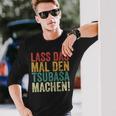 Retro Lass Das Mal Den Tsubasa Machen Vintage First Name Langarmshirts Geschenke für Ihn