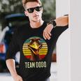 Retro Team Dodo Langarmshirts mit Vintage Sonnenuntergang und Vogel Design Geschenke für Ihn