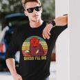 Retro Vintage Gaming Guess I'll Die Dice Rpg Gamer Long Sleeve T-Shirt Gifts for Him