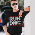 Run Dmc Grunge Logo Langarmshirts Geschenke für Ihn