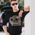 Sad Hamster Meme Trauriger Hamster Langarmshirts Geschenke für Ihn