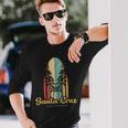 Santa Cruz City California Vintage Retro Long Sleeve T-Shirt Gifts for Him