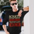 Schatz Ich Habeersucht Das Beste Geschenk Boyfriend Langarmshirts Geschenke für Ihn