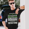 Schlosser Industrial Mechanic Mechanic Work Langarmshirts Geschenke für Ihn