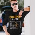 Scorpio Facts Zodiac Sign Personality Horoscope Facts Long Sleeve T-Shirt Gifts for Him