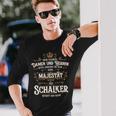 Seine Majestät Der Schalker Betritt Den Raum Seine Majestät Der Schalker Betritt Den S Langarmshirts Geschenke für Ihn