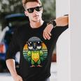 Senegal Parrot With Sunglasses Kawaii Senegal Parrot Long Sleeve T-Shirt Gifts for Him