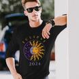 Solar Eclipse 2024 Total Solar Eclipse 40824 Long Sleeve T-Shirt Gifts for Him