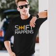 Sports Cars Street Racing Shift Happens Race Car Long Sleeve T-Shirt Gifts for Him