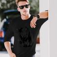 Stylish And Fashionable Lion As An Artistic Long Sleeve T-Shirt Gifts for Him