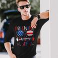 Sunglasses 4Th Of July Patriotic Af Pregnant Pregnancy Long Sleeve T-Shirt Gifts for Him