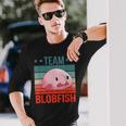 Team Blobfisch Deep Sea Fish Blobfish Langarmshirts Geschenke für Ihn